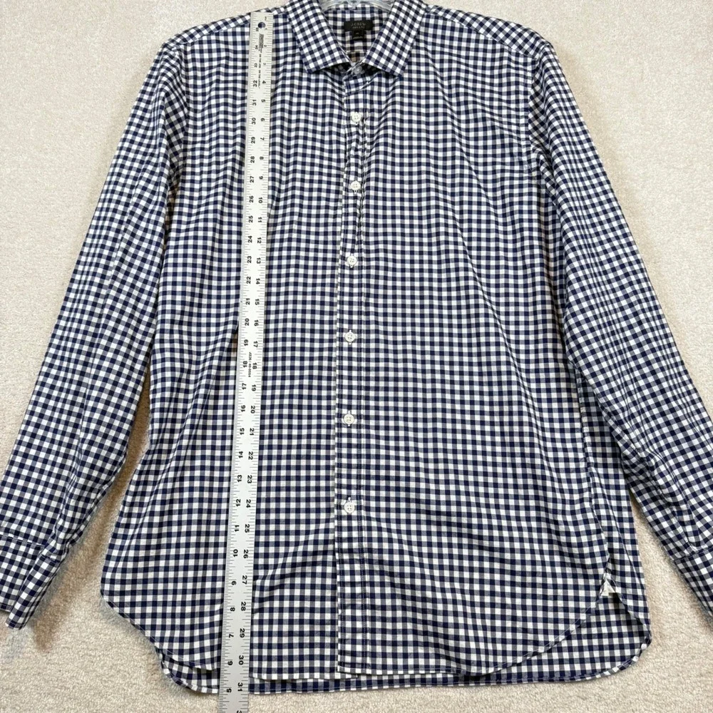 J.Crew Ludlow 120's 2-Ply XL Long Sleeve Gingham Checkered Button Down‎ Shirt